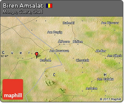 Satellite Map of Biren Amsalat