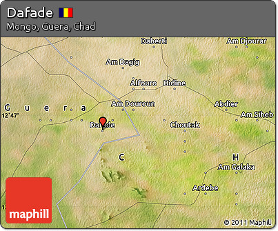 Satellite Map of Dafade