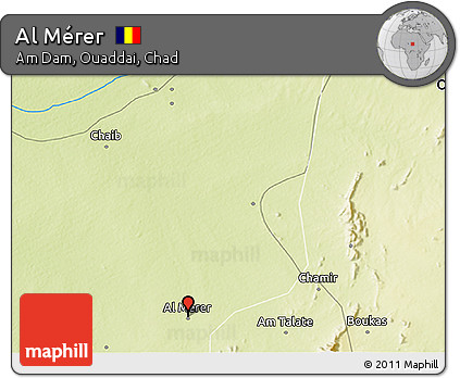 Physical 3D Map of Al Mérer