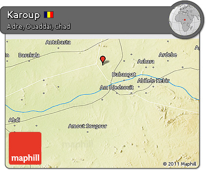 Physical 3D Map of Karoup