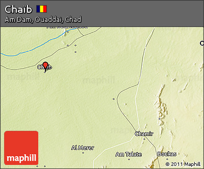 Physical 3D Map of Chaïb