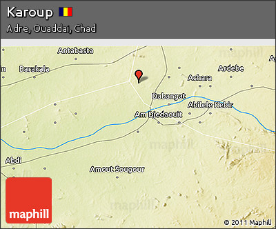 Physical 3D Map of Karoup