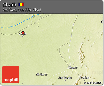 Physical 3D Map of Chaïb