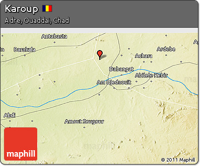 Physical 3D Map of Karoup