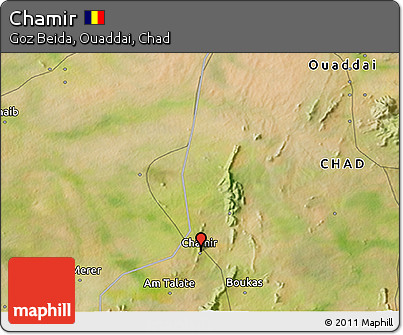 Satellite 3D Map of Chamir