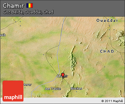 Satellite 3D Map of Chamir