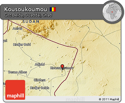 Physical 3D Map of Kousoukoumou