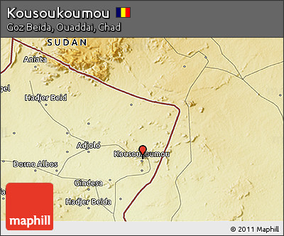 Physical 3D Map of Kousoukoumou