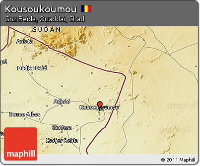 Physical 3D Map of Kousoukoumou