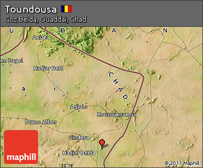 Satellite Map of Toundousa