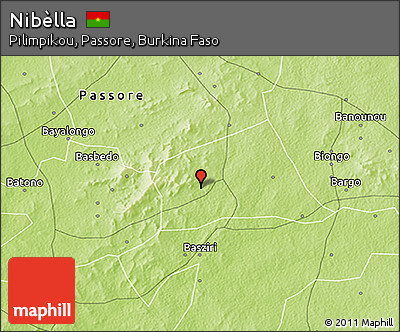 Physical 3D Map of Nibèlla
