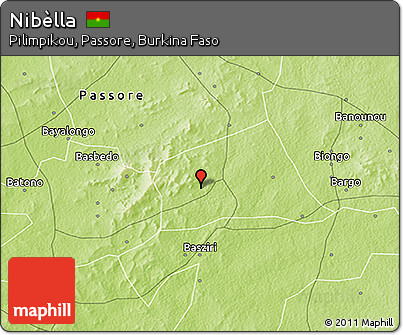 Physical 3D Map of Nibèlla