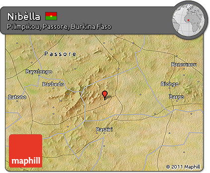 Satellite 3D Map of Nibèlla
