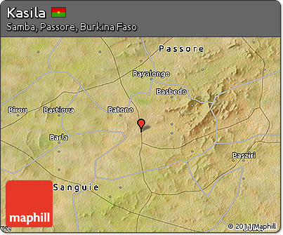 Satellite 3D Map of Kasila