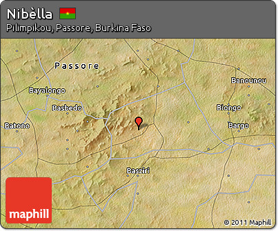 Satellite 3D Map of Nibèlla
