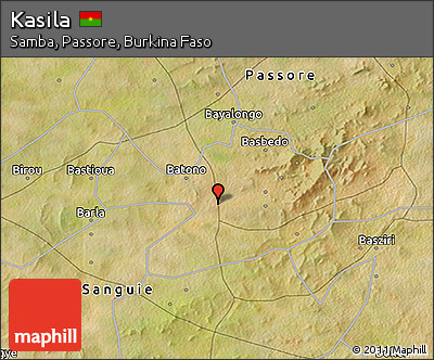 Satellite 3D Map of Kasila