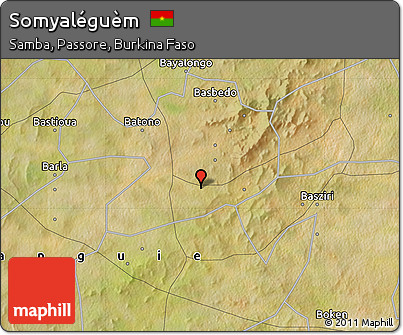 Satellite Map of Somyaléguèm