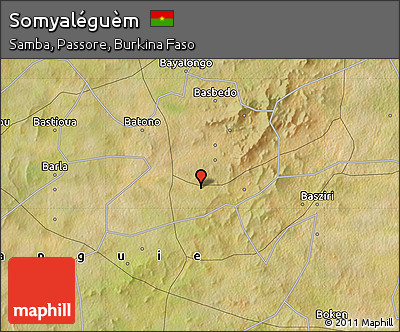 Satellite Map of Somyaléguèm
