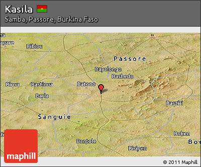 Satellite Panoramic Map of Kasila
