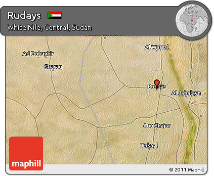 Satellite 3D Map of Rudays