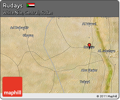 Satellite 3D Map of Rudays