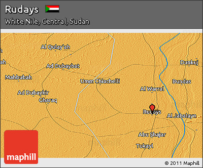 Political Panoramic Map of Rudays