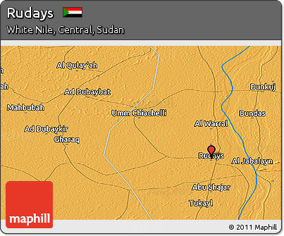 Political Panoramic Map of Rudays