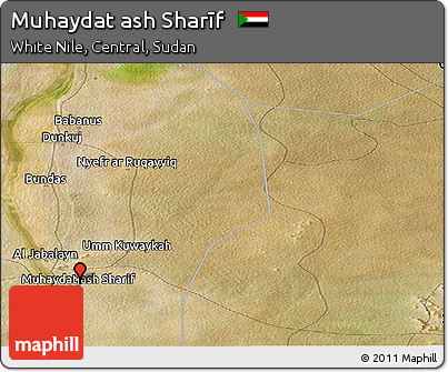 Satellite Panoramic Map of Muhaydat Ash Sharīf