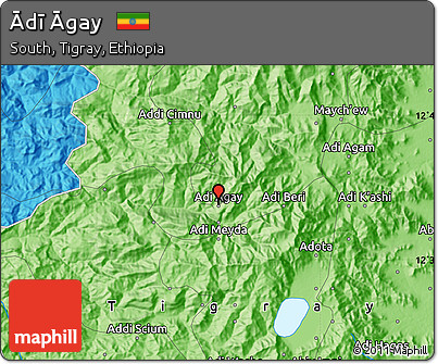 Political Map of Ādī Āgay