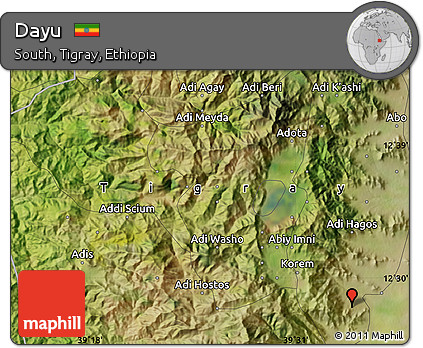 Satellite Map of Dayu