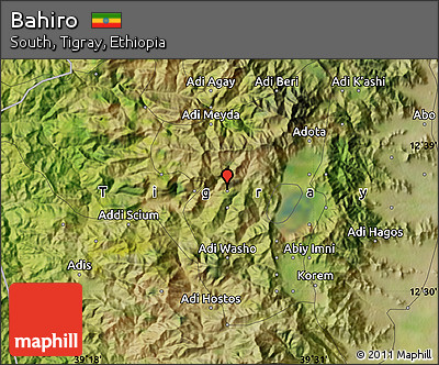 Satellite Map of Bahiro