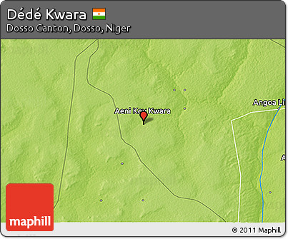 Physical 3D Map of Dédé Kwara