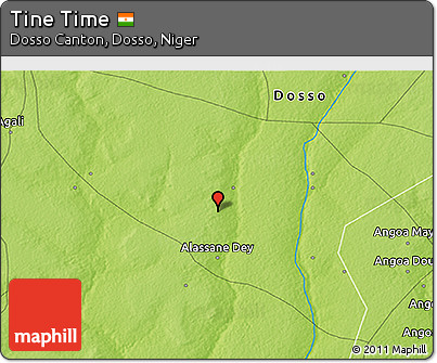 Physical 3D Map of Tine Time