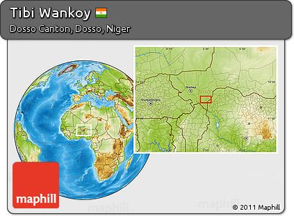 Physical Location Map of Tibi Wankoy
