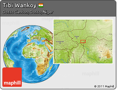 Physical Location Map of Tibi Wankoy