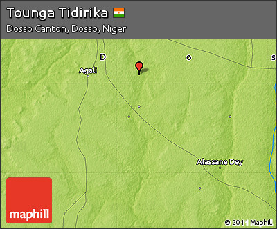 Physical Map of Tounga Tidirika