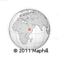 Outline Map of Hara, Ethiopia, rectangular outline