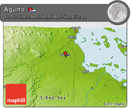Physical 3D Map of Agurto
