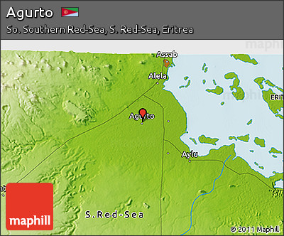 Physical 3D Map of Agurto