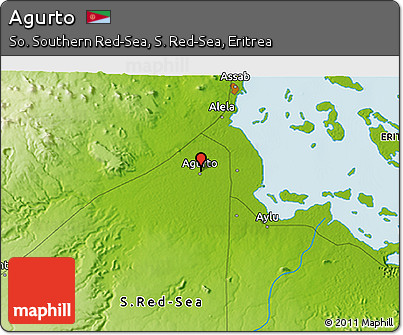 Physical 3D Map of Agurto