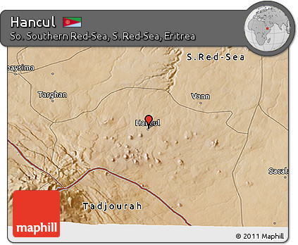 Satellite 3D Map of Hancul