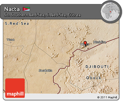 Satellite 3D Map of Nacta