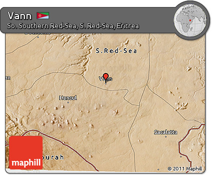 Satellite 3D Map of Vann