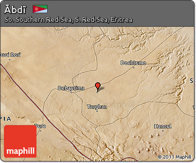 Satellite 3D Map of Ābdī