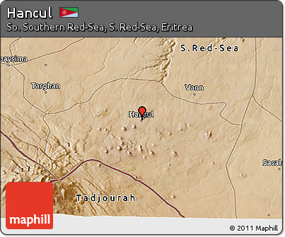 Satellite 3D Map of Hancul