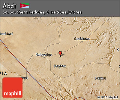 Satellite 3D Map of Ābdī