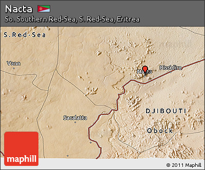 Satellite 3D Map of Nacta