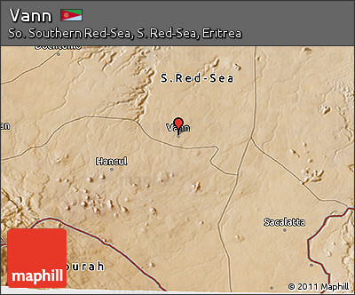 Satellite 3D Map of Vann