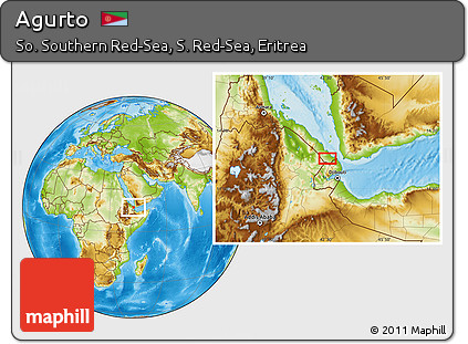 Physical Location Map of Agurto