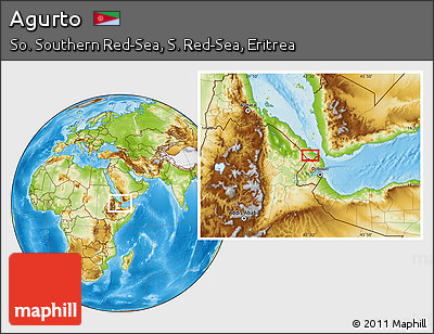 Physical Location Map of Agurto